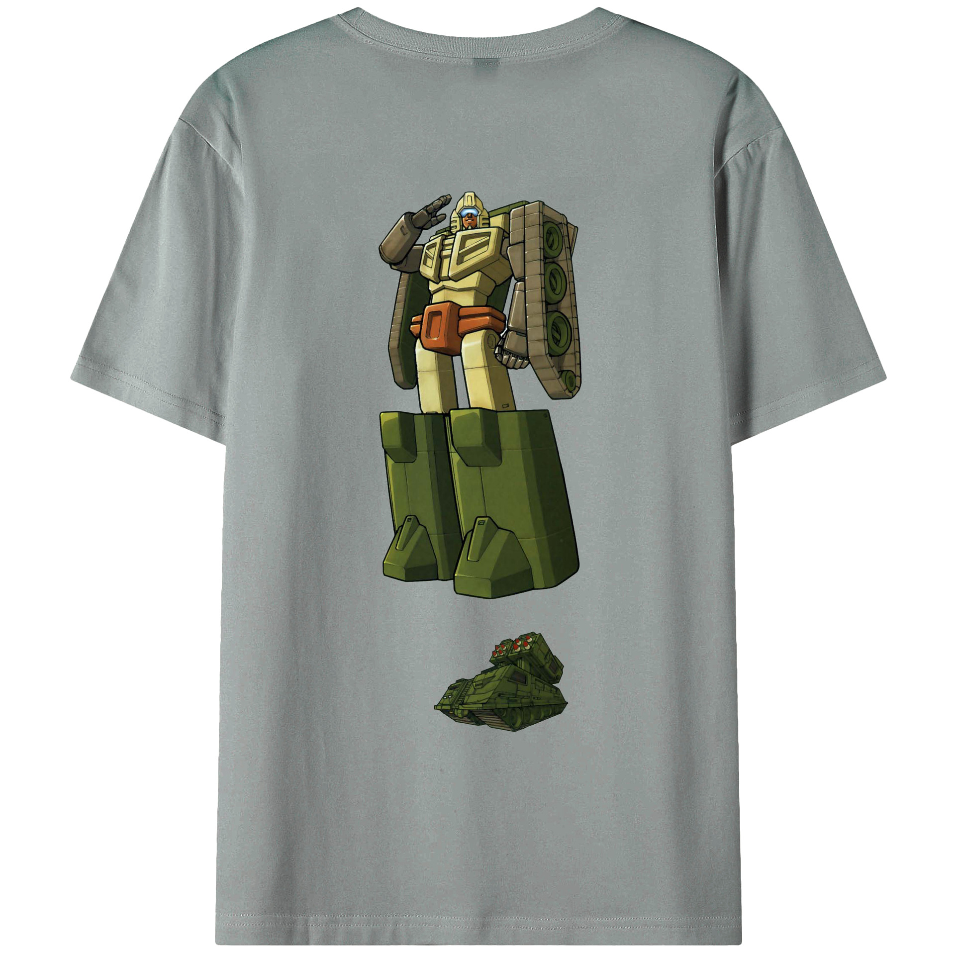 （画像用）  綿100％ メンズ半袖Tシャツ（バックプリント） 通気性